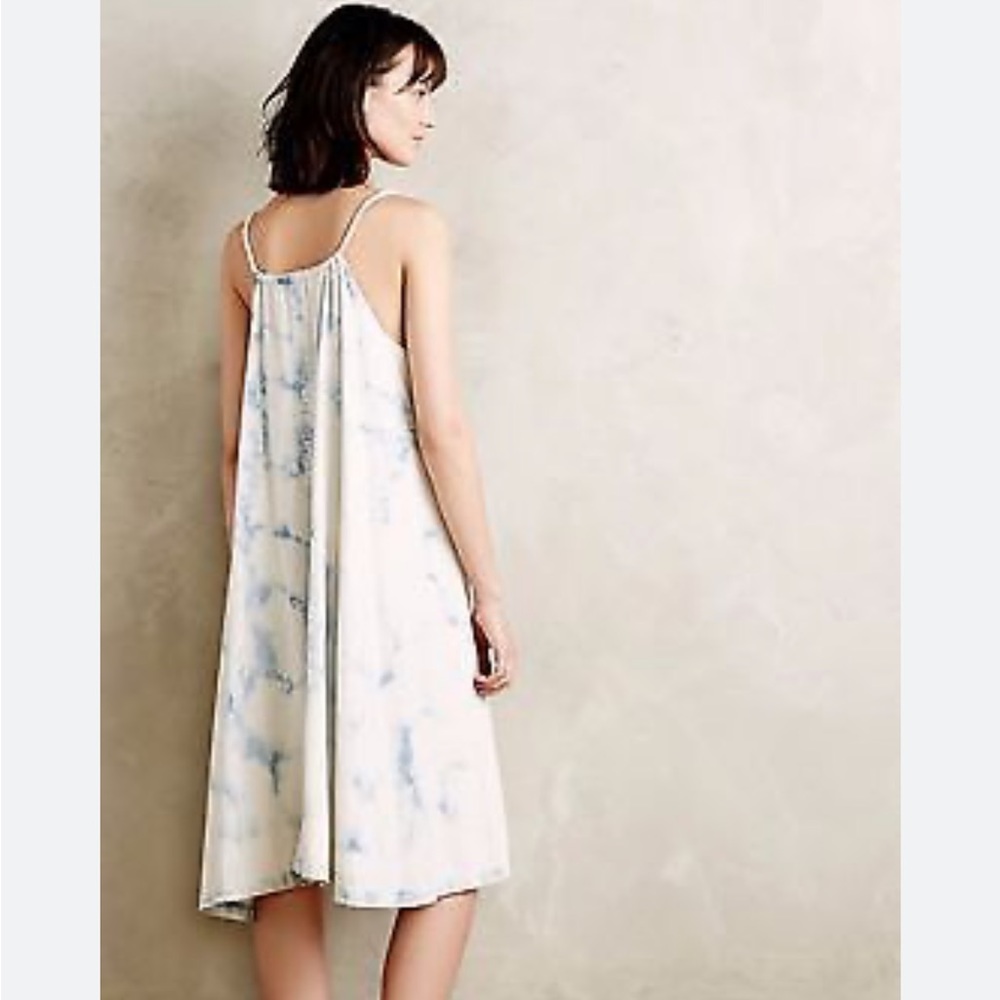 Anthropologie Holding Horses chambray tie dye swing dress, S. - Picture 10 of 16